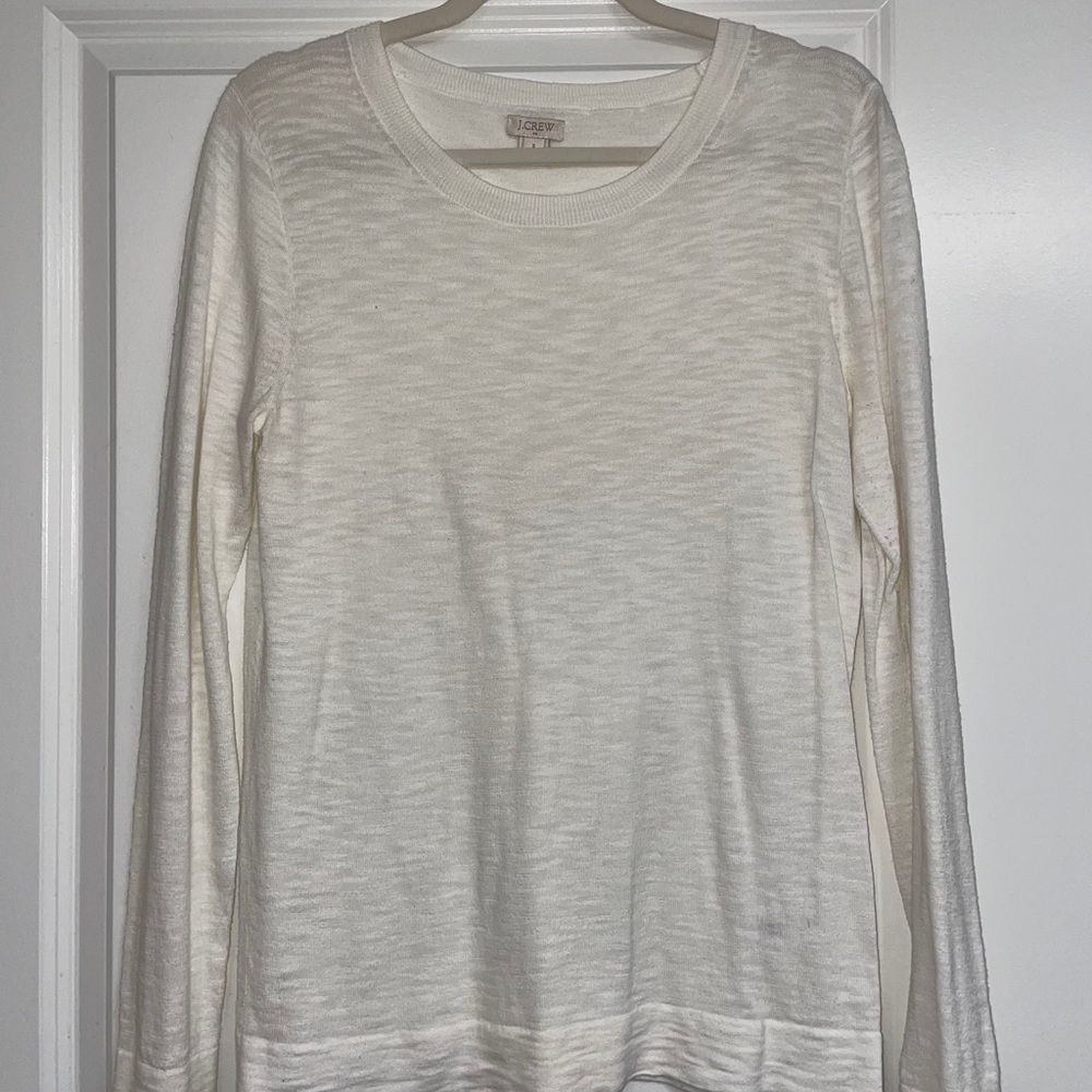 JCrew Cream Sweater